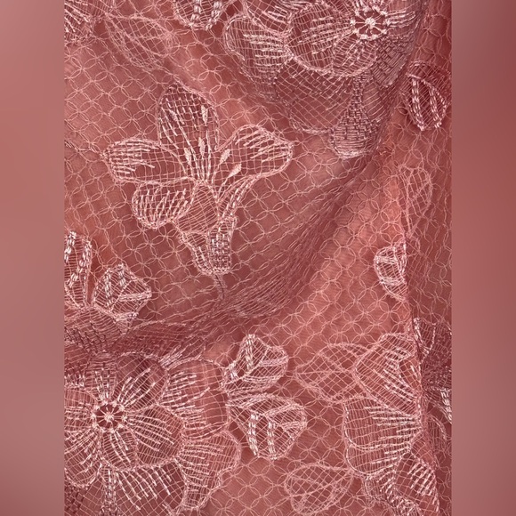 Monique Lhuiller Louisa Lace Strapless ALine Cocktail Dress- Sz 4 - Picture 5 of 10